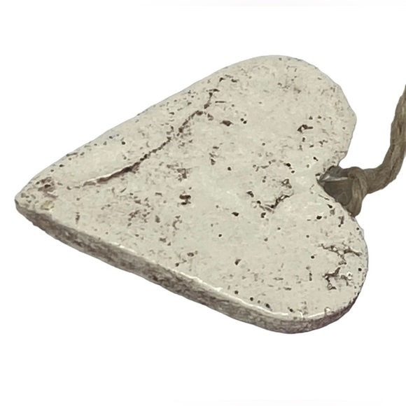 Handcrafted Retro Heart Christmas Salt Dough Ornament Red Bow Design Ukraine - Picture 10 of 16